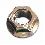 China hex flange nut  din6923 supplier