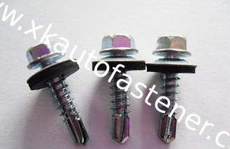 China DIN7504 K EPDM hexagonal self drilling screw supplier